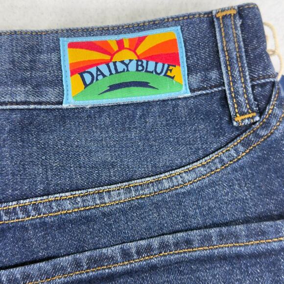 Daily Blue By AG Nidra Slim Barrel Leg Jeans High Rise Dark Legacy Wash 29 NEW - Picture 10 of 16